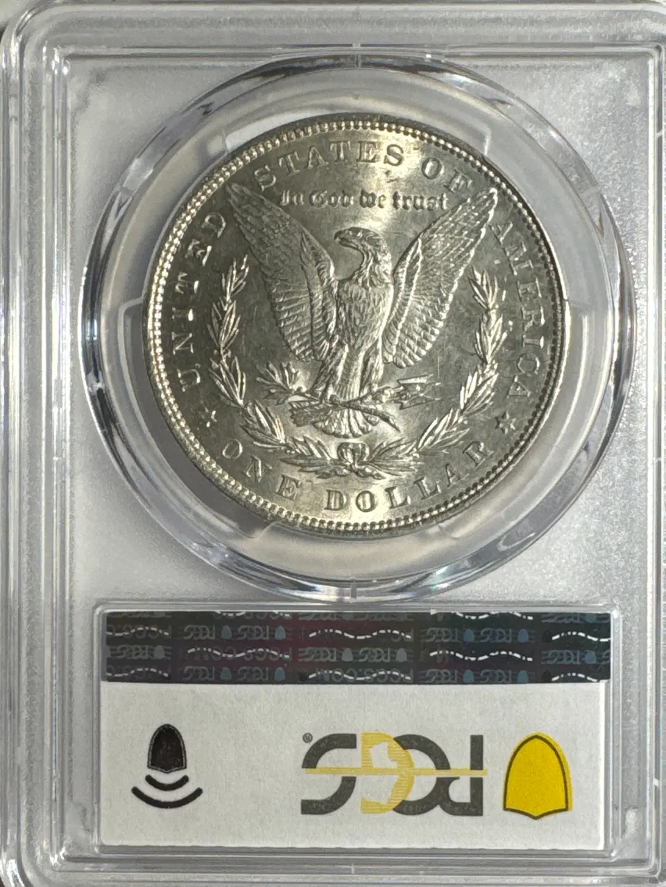 1896-P Morgan Dollar MS62 — back