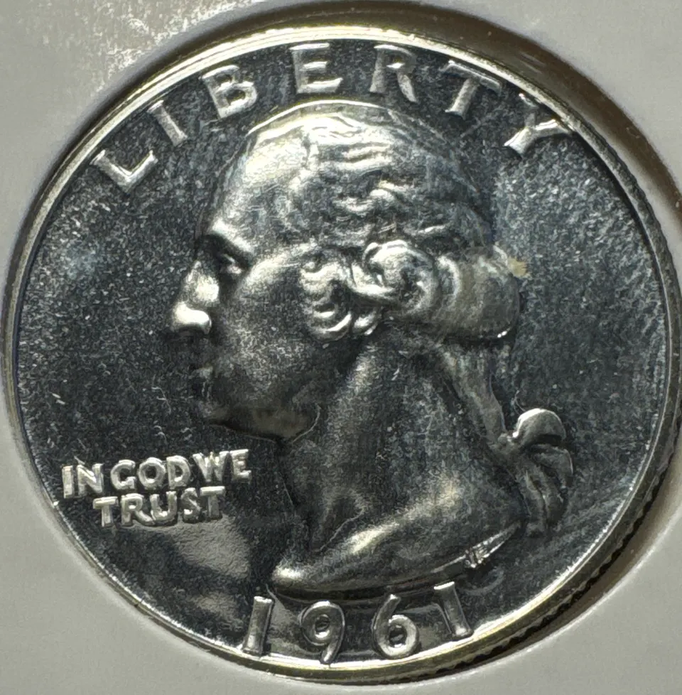 1961-P Washington Quarter Ungraded — front