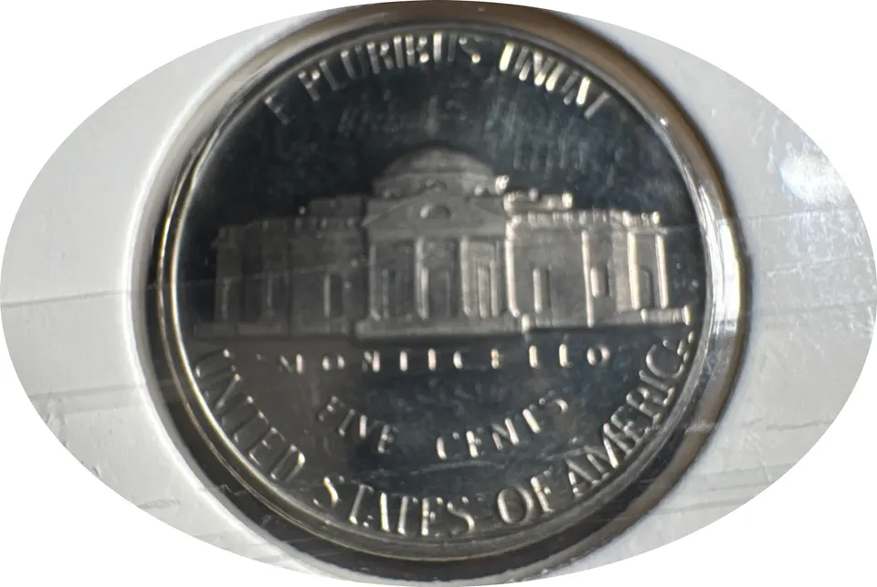 1981-S Jefferson Nickel Ungraded — back