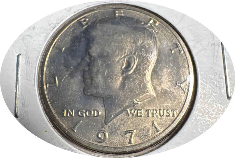1971-P Kennedy Half Dollar Ungraded — front