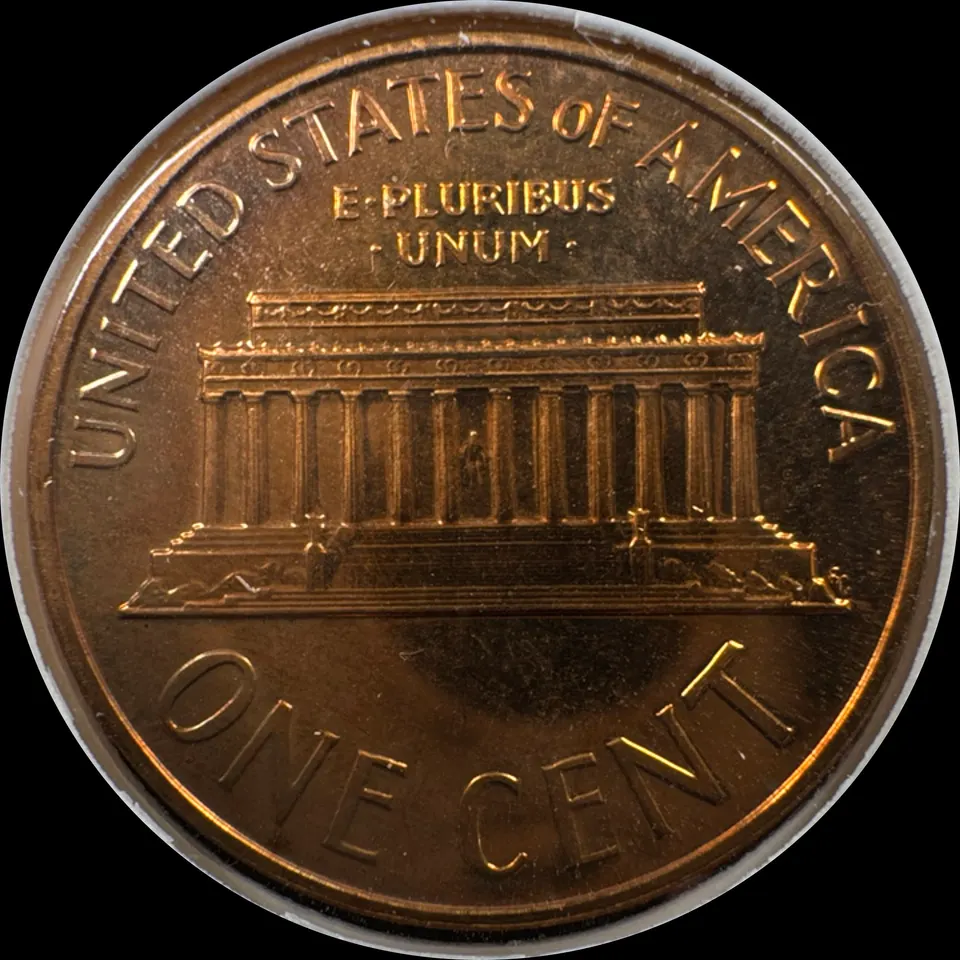 1968-S Lincoln Cent Ungraded — back