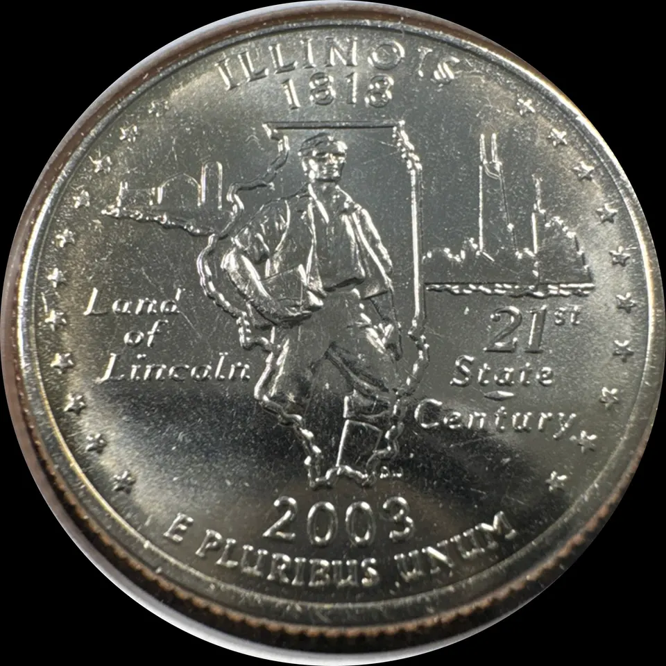 2003-P Washington Quarter Ungraded — back