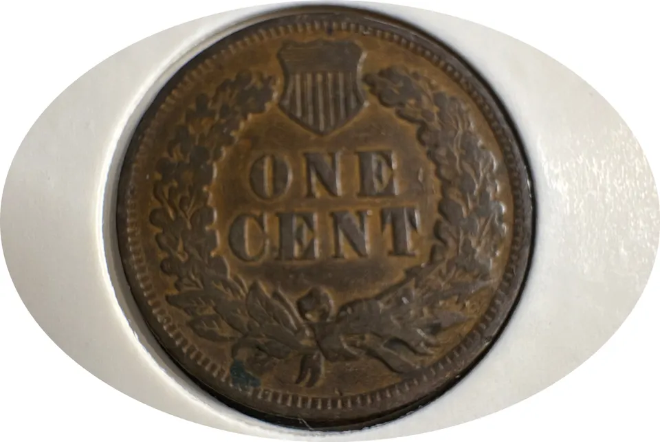 1904-P Indian Head Cent Ungraded — back