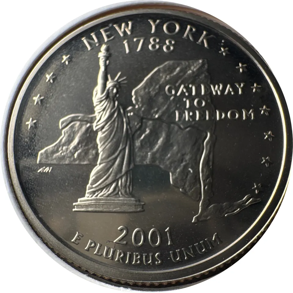 2001-S Washington Quarter Ungraded — back