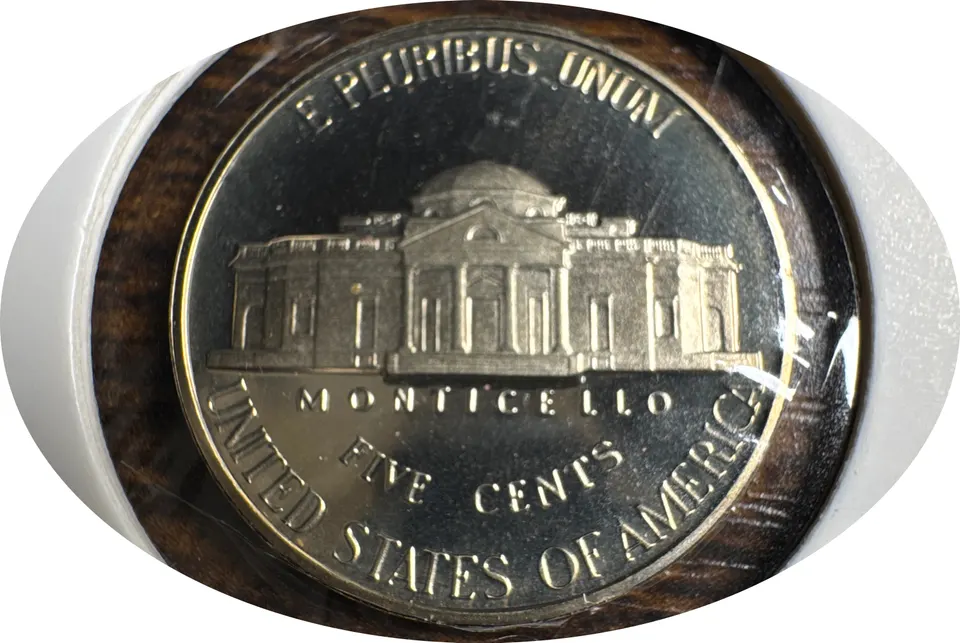 1989-S Jefferson Nickel Ungraded — back