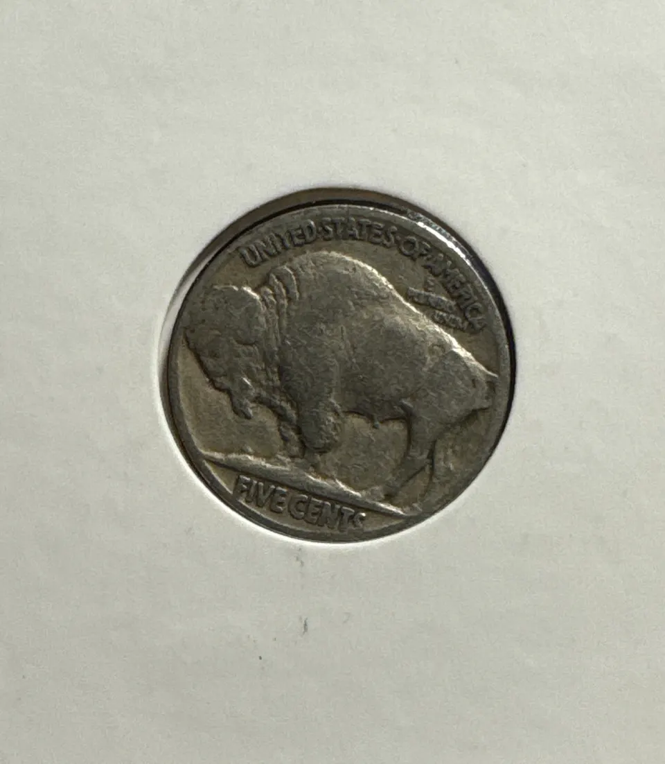 1917-P Buffalo Nickel Ungraded — back