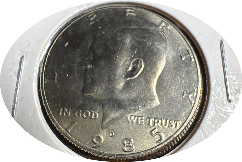 1985-D Kennedy Half Dollar Ungraded — front