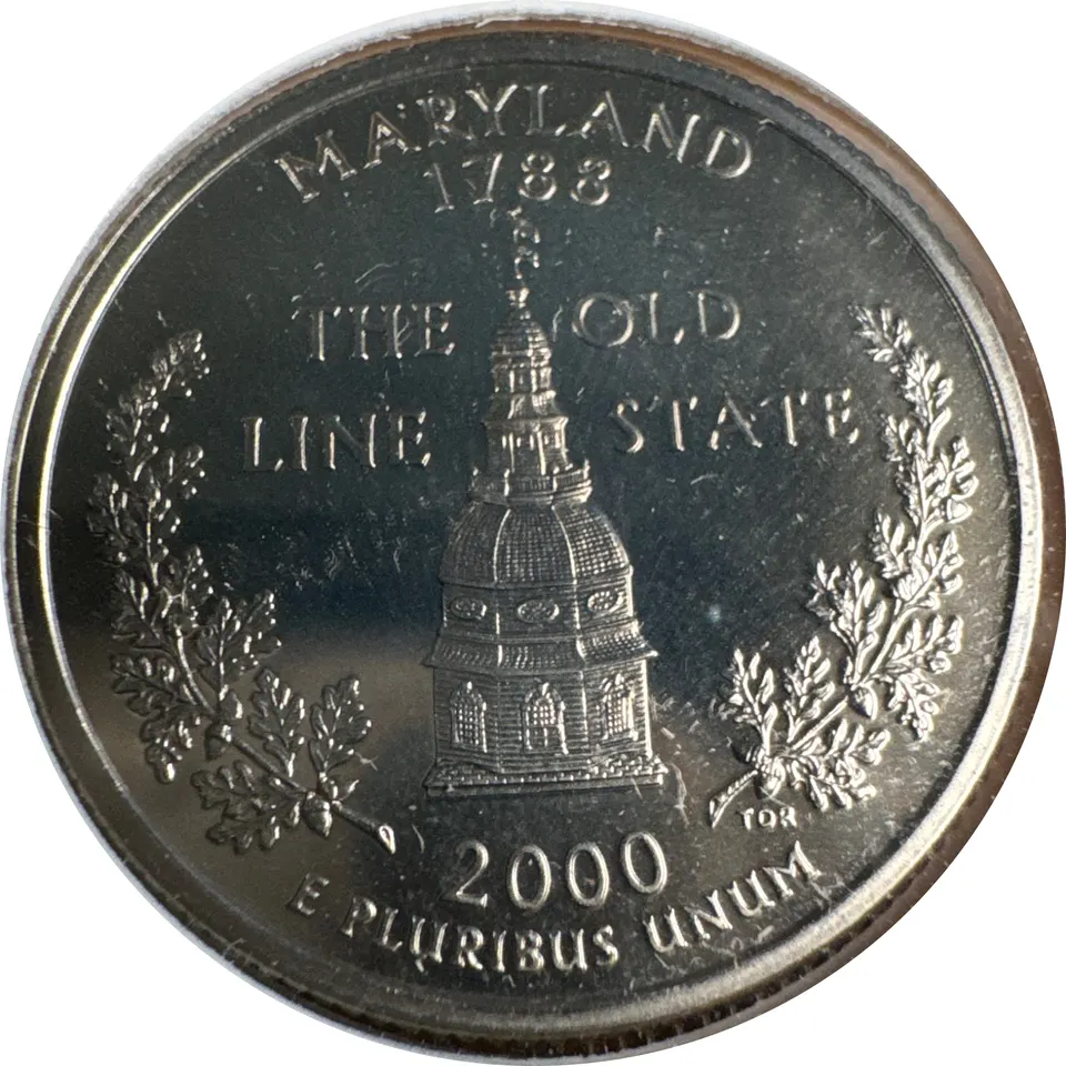 2000-S Washington Quarter Ungraded — back