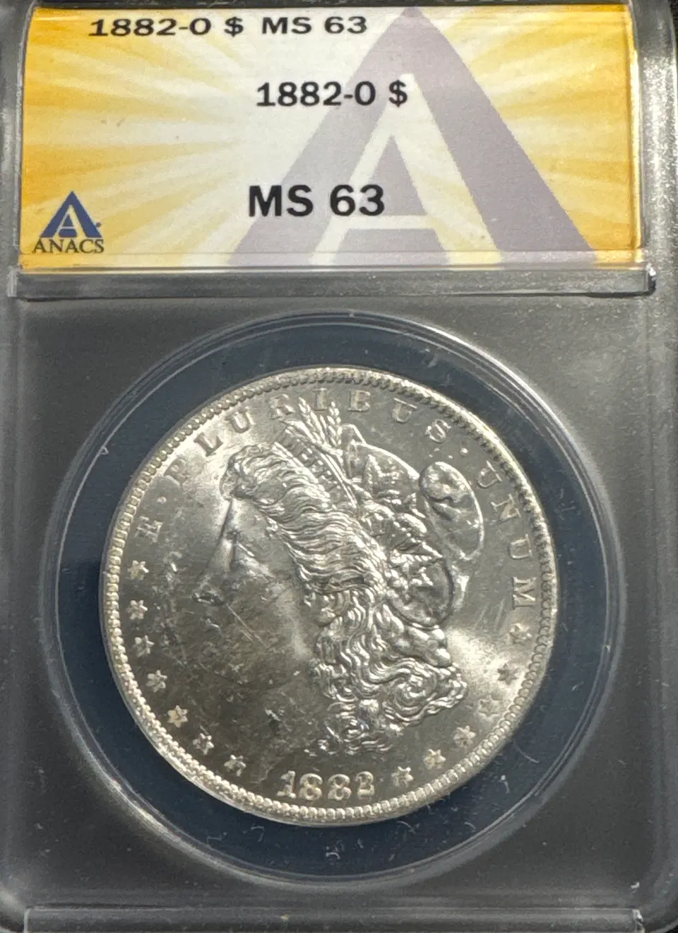 1882-O Morgan Dollar MS63 — front
