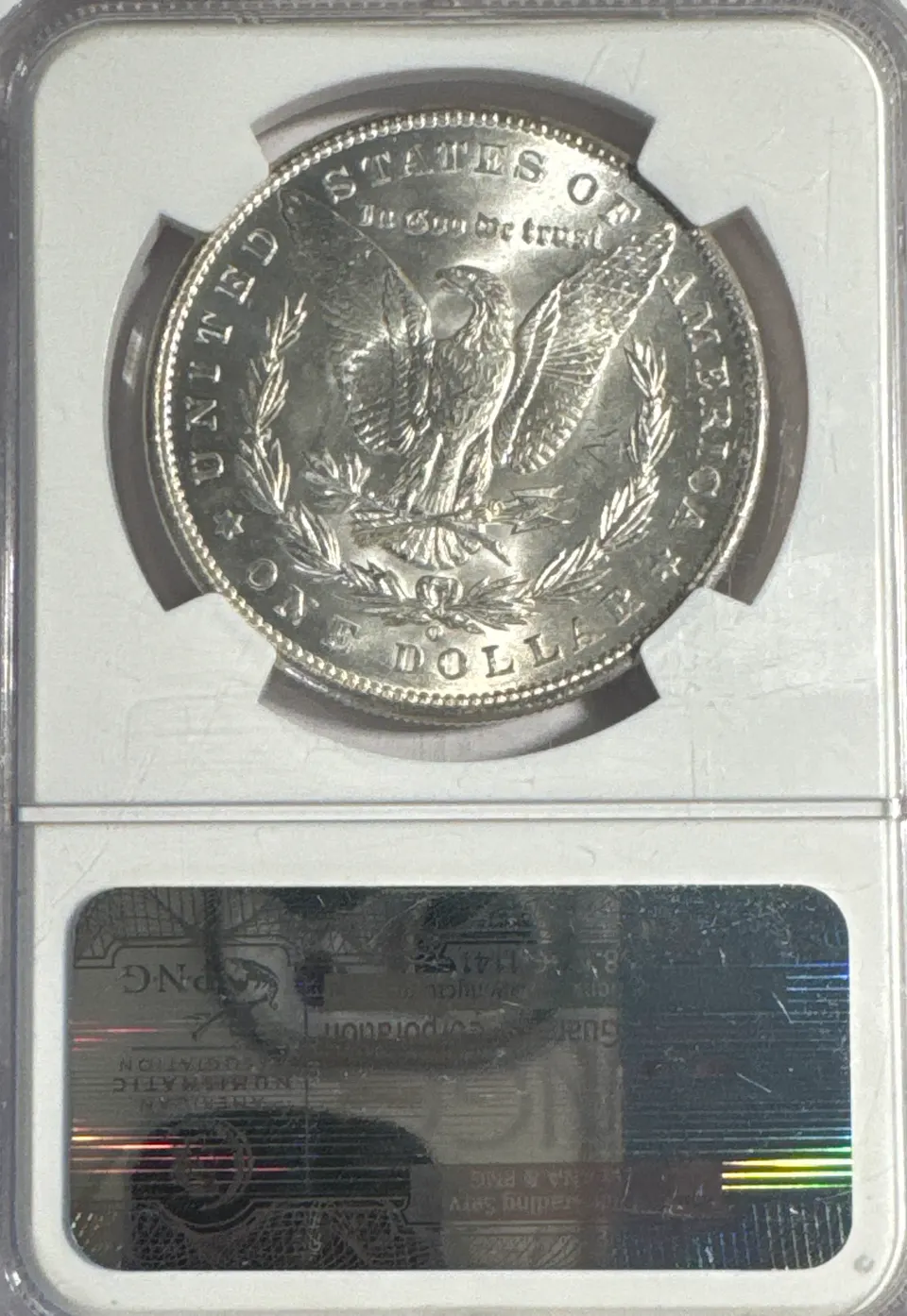 1898-O Morgan Dollar MS63 — back