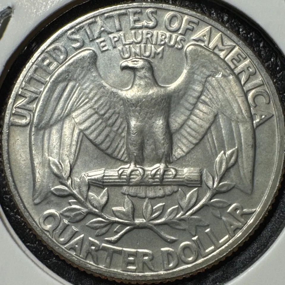 1971-D Washington Quarter Ungraded — back