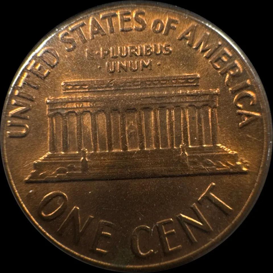 1970-D Lincoln Cent Ungraded — back