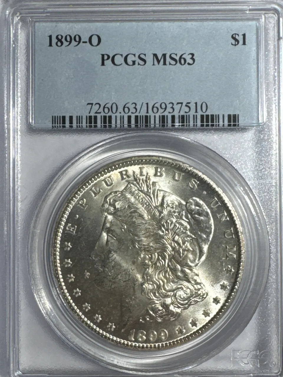 1899-O Morgan Dollar MS63 — front