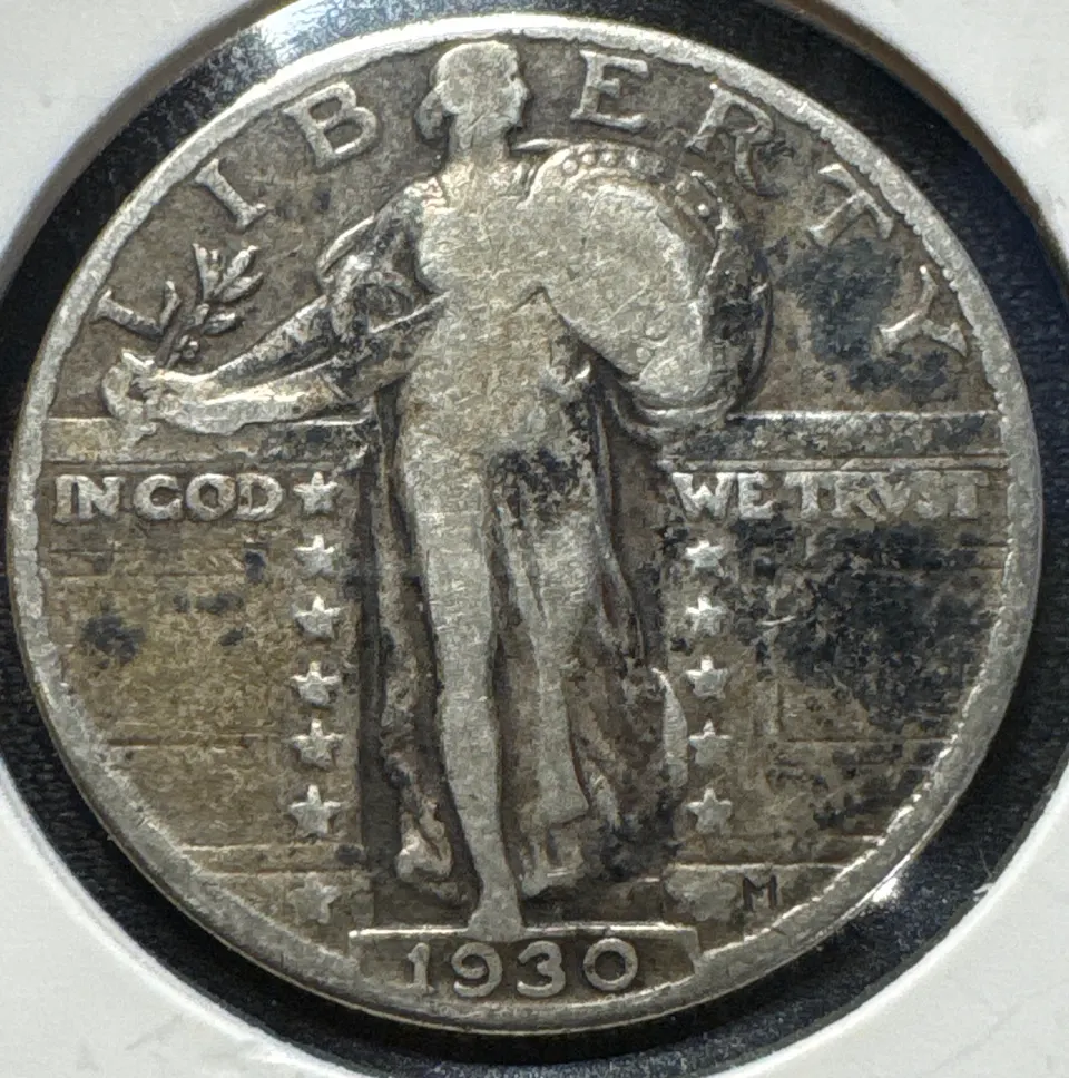 1930-P Standing Liberty Quarter Ungraded — front