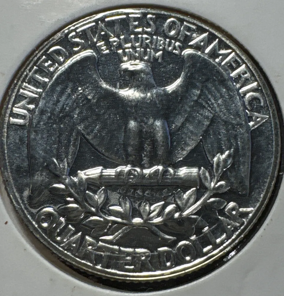 1961-P Washington Quarter Ungraded — back