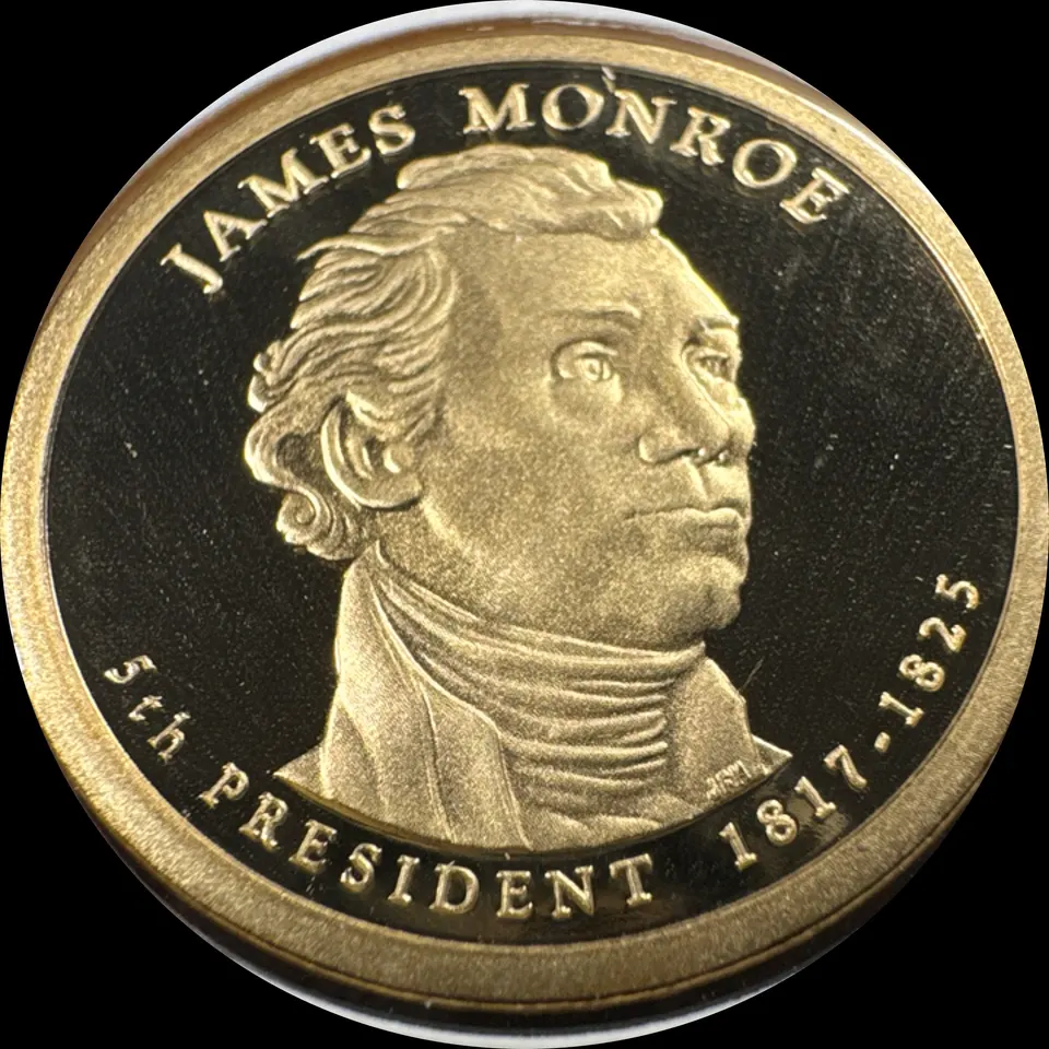 2008-S Presidential Dollar Ungraded — front