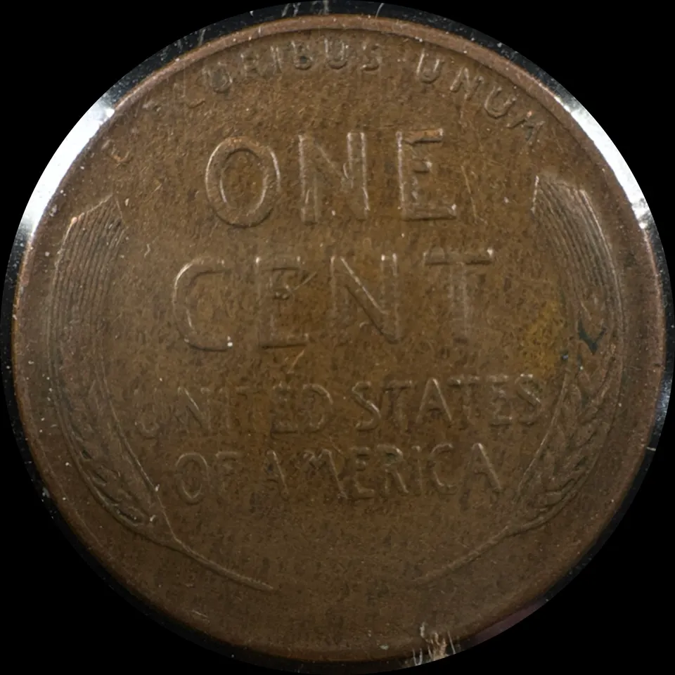 1956-D Lincoln Cent Ungraded — back