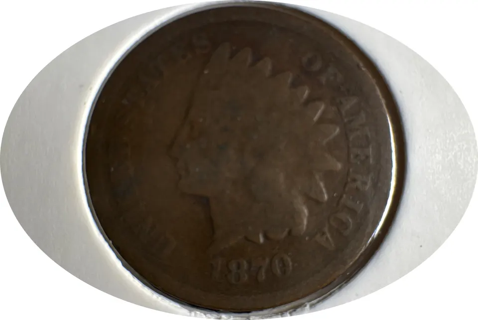 1870-P Indian Head Cent Ungraded — front