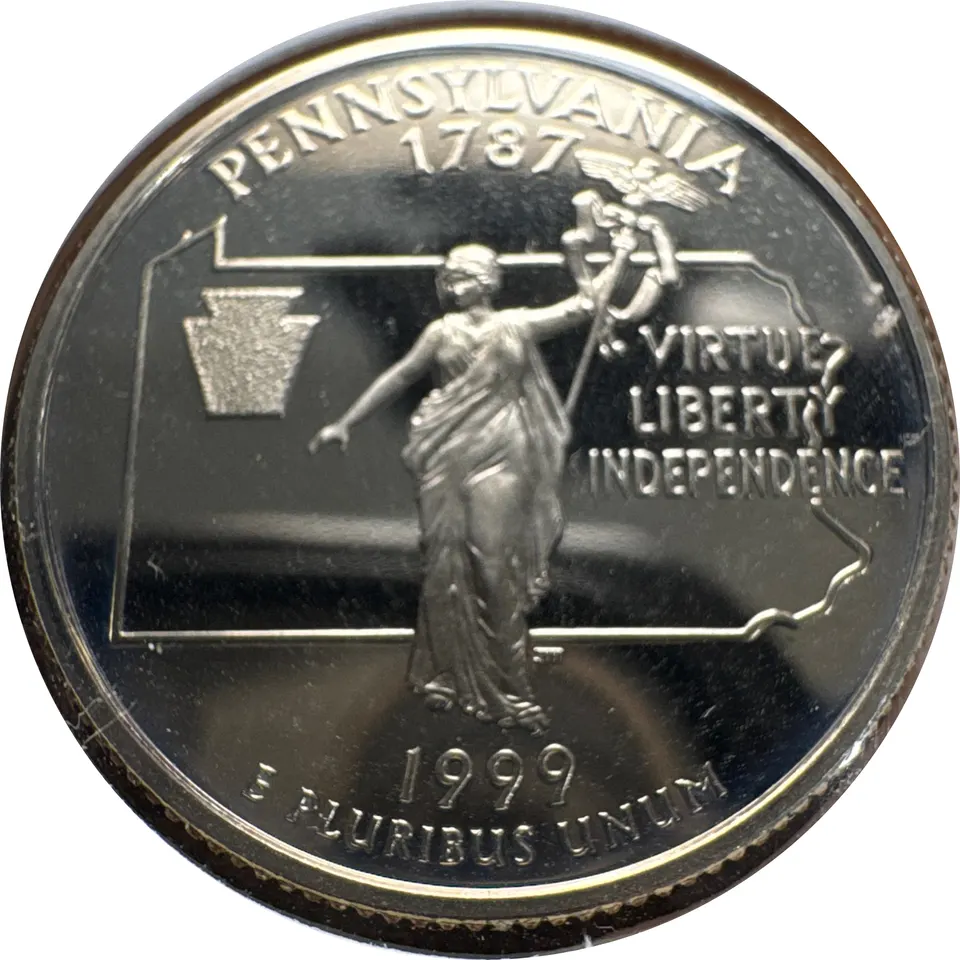1999-S Washington Quarter Ungraded — back