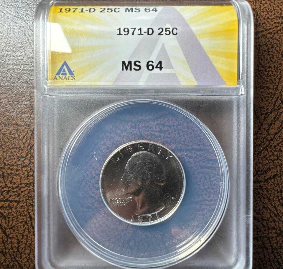 1971-D Washington Quarter MS64 — front