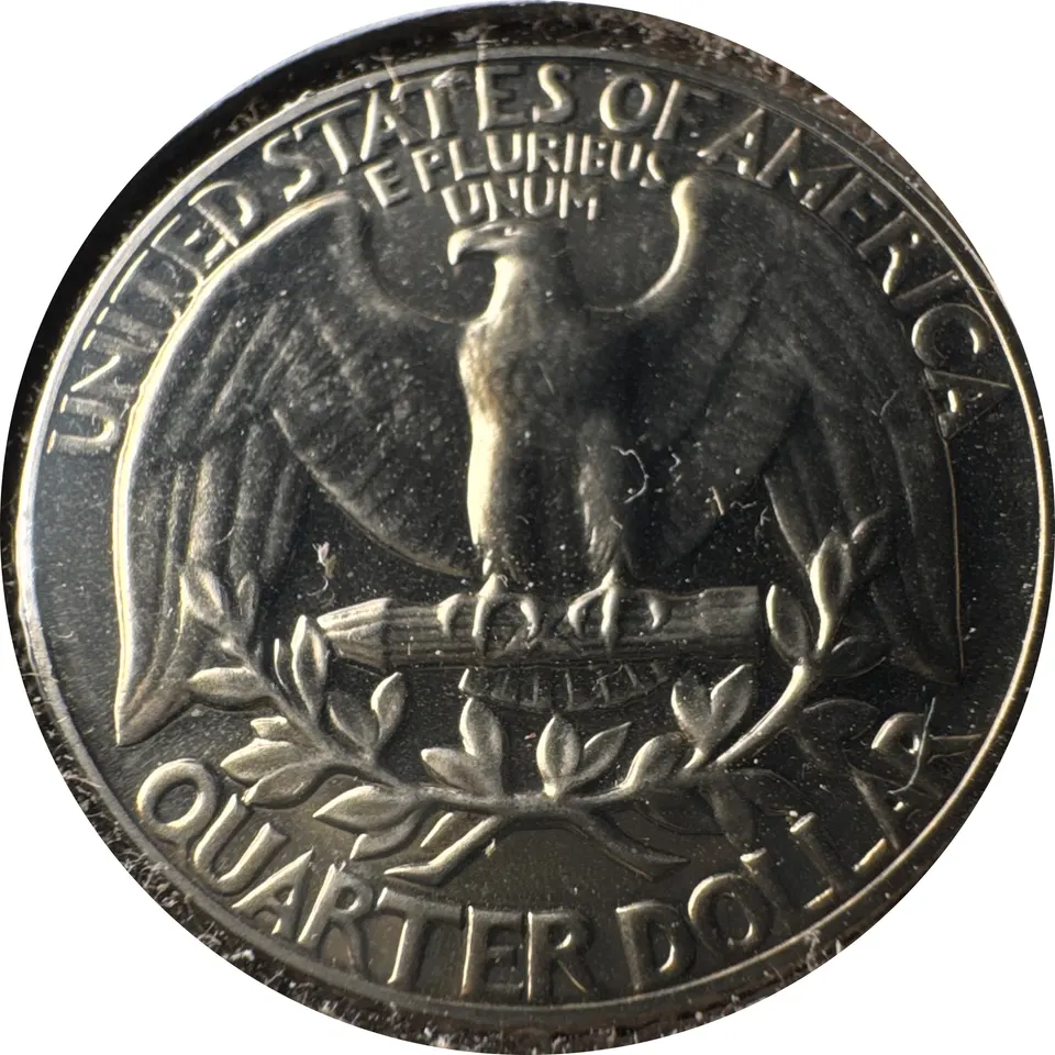 1969-S Washington Quarter Ungraded — back