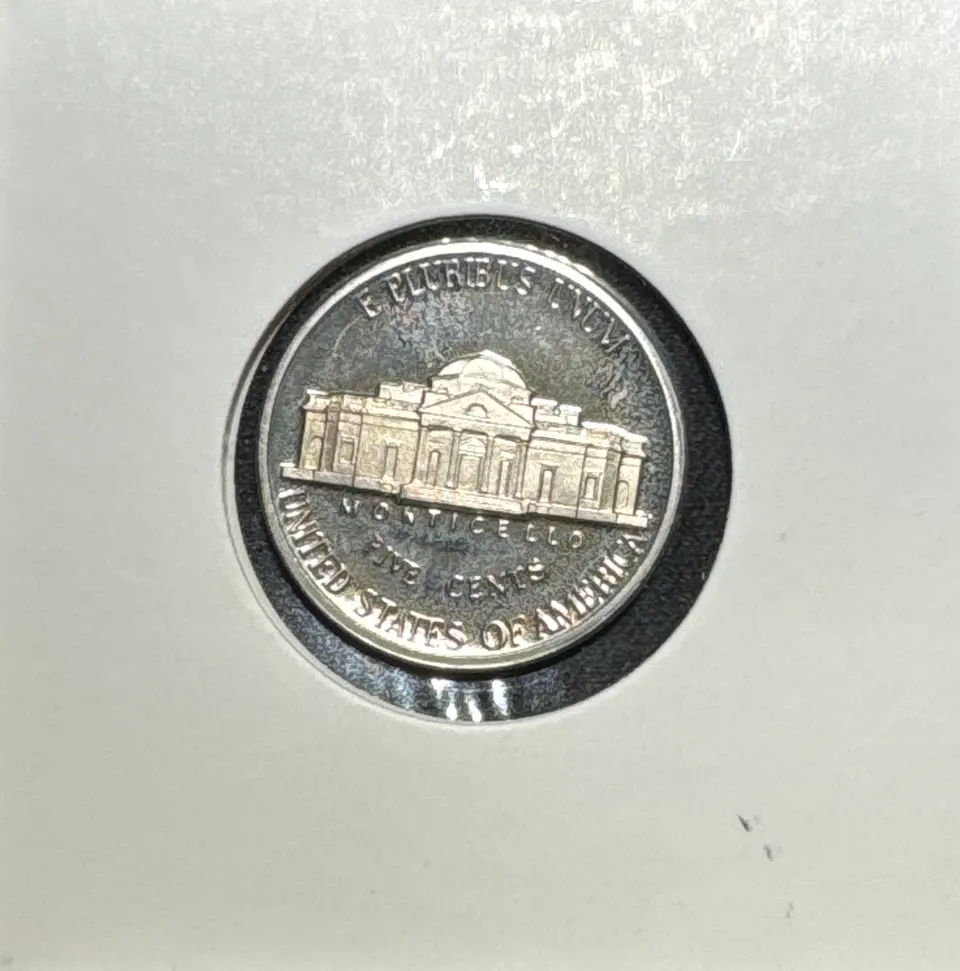 1984-S Jefferson Nickel Ungraded — back