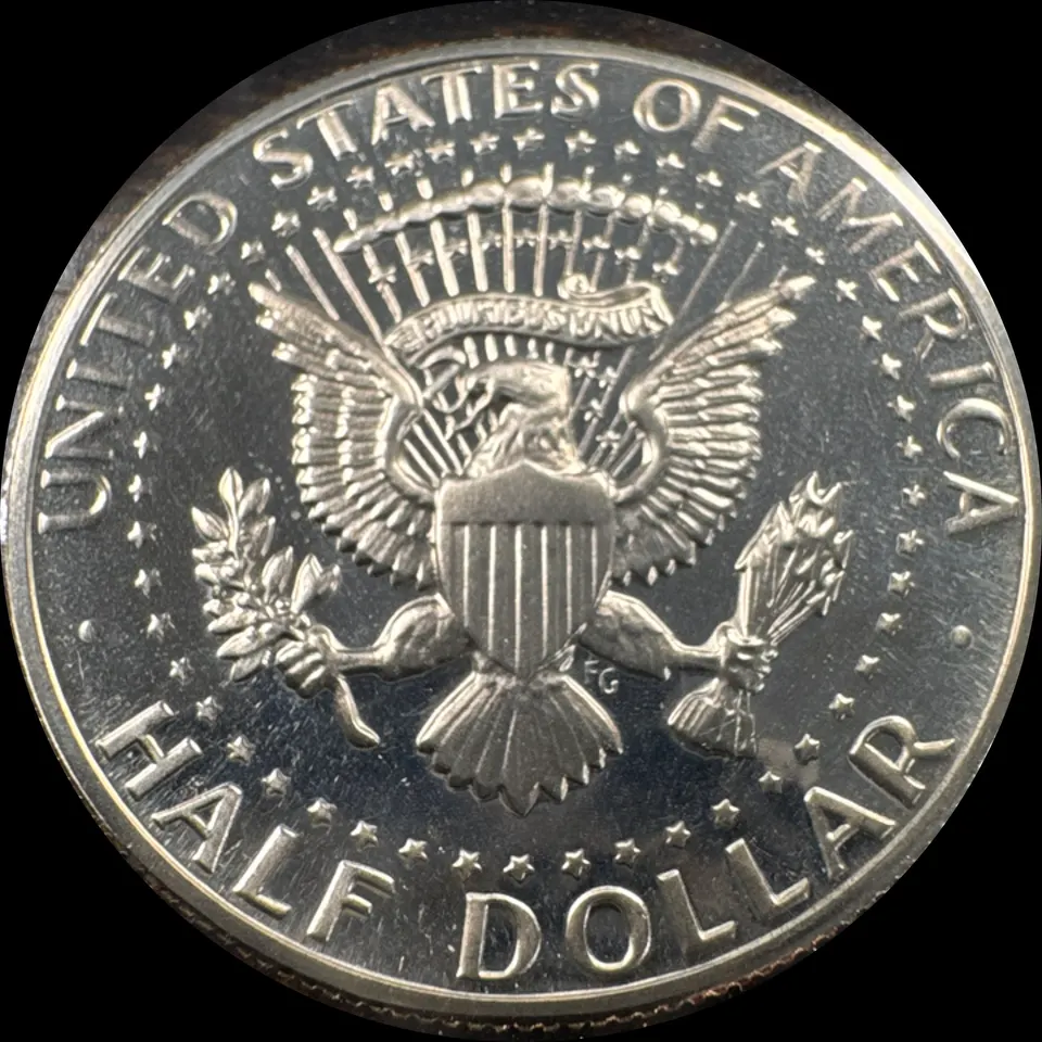 1972-S Kennedy Half Dollar Ungraded — back