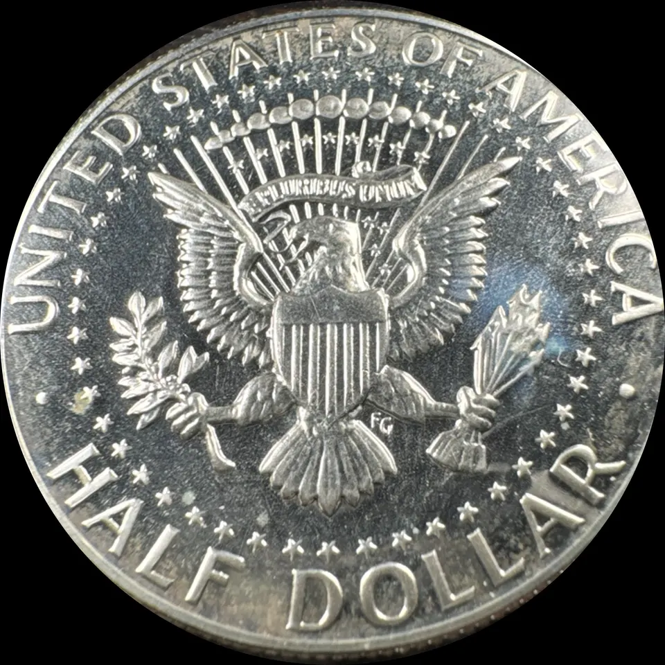 1968-S Kennedy Half Dollar Ungraded — back