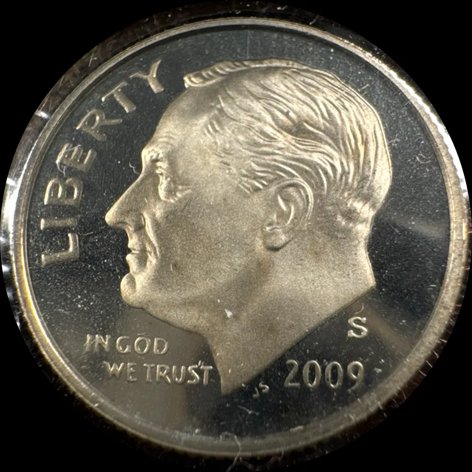 2009-S Roosevelt Dime Ungraded — front