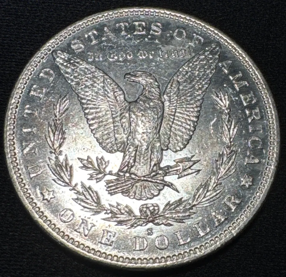 1882-S Morgan Dollar Ungraded — back