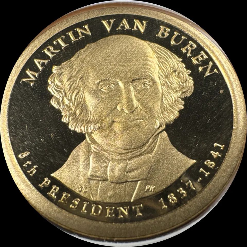 2008-S Presidential Dollar Ungraded — front