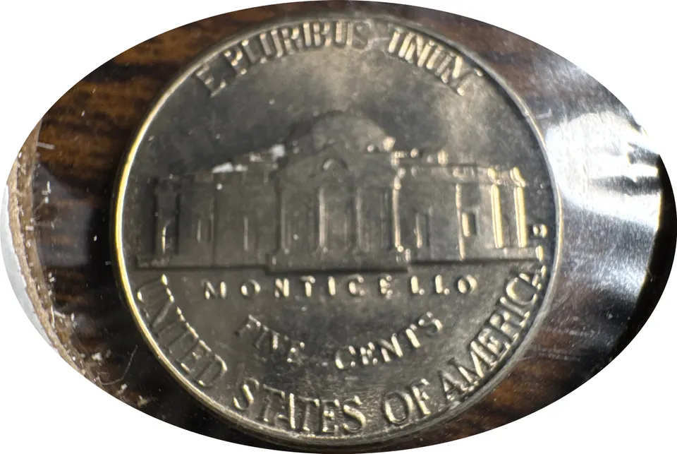 1959-D Jefferson Nickel Ungraded — back