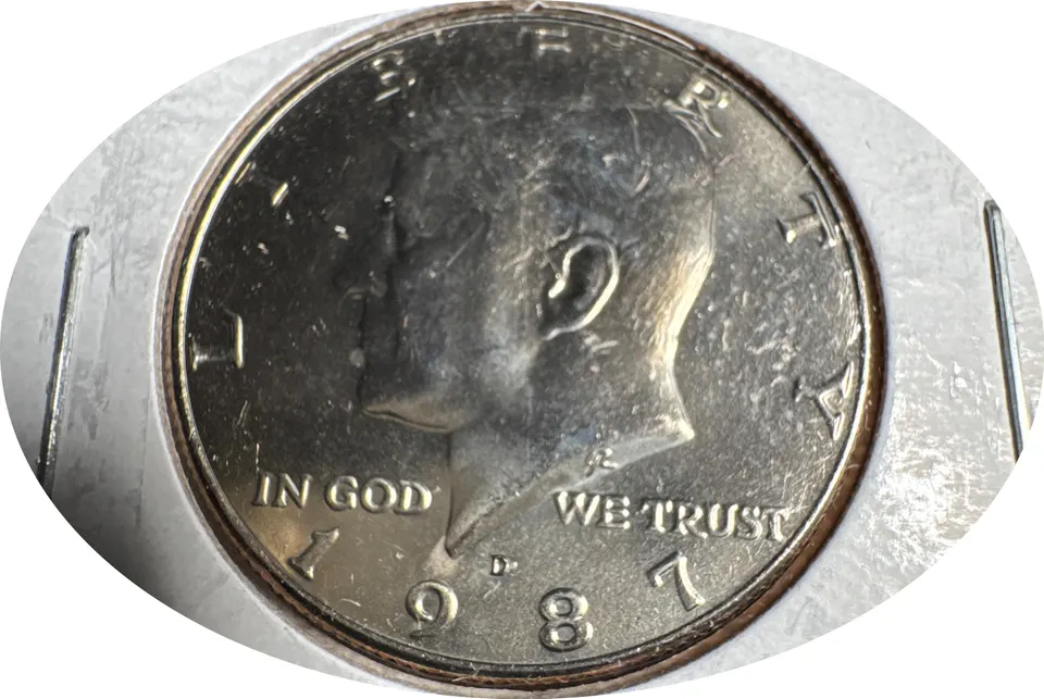 1987-D Kennedy Half Dollar Ungraded — front