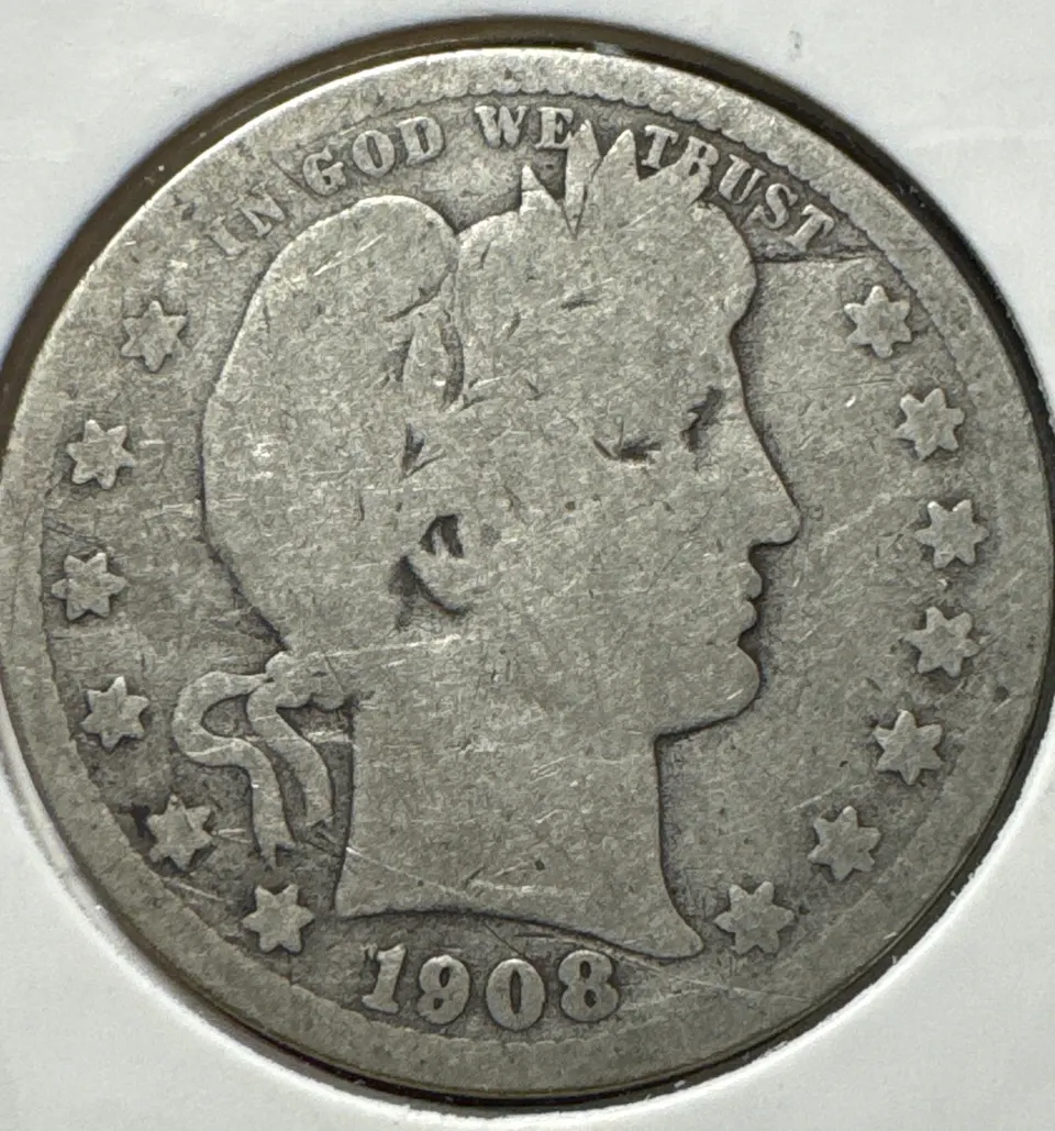 1908-O Barber Quarter Ungraded — front