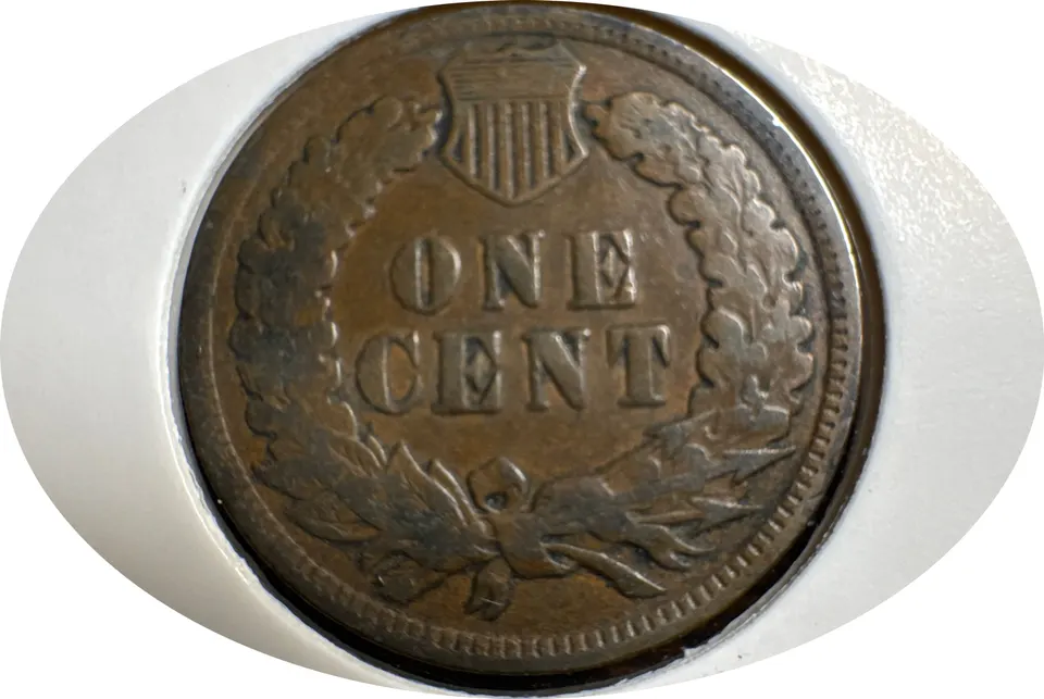 1907-P Indian Head Cent Ungraded — back