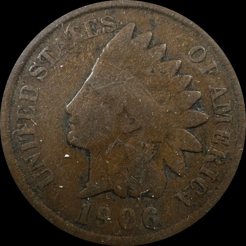 1906-P Indian Head Cent Ungraded — front