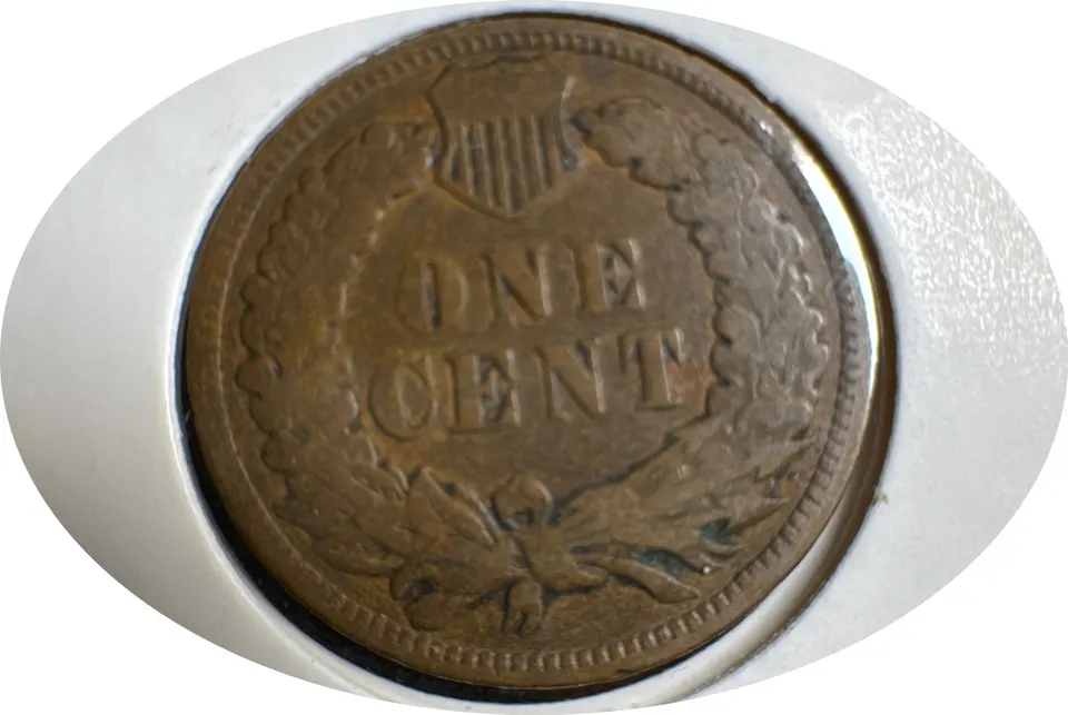 1907-P Indian Head Cent Ungraded — back