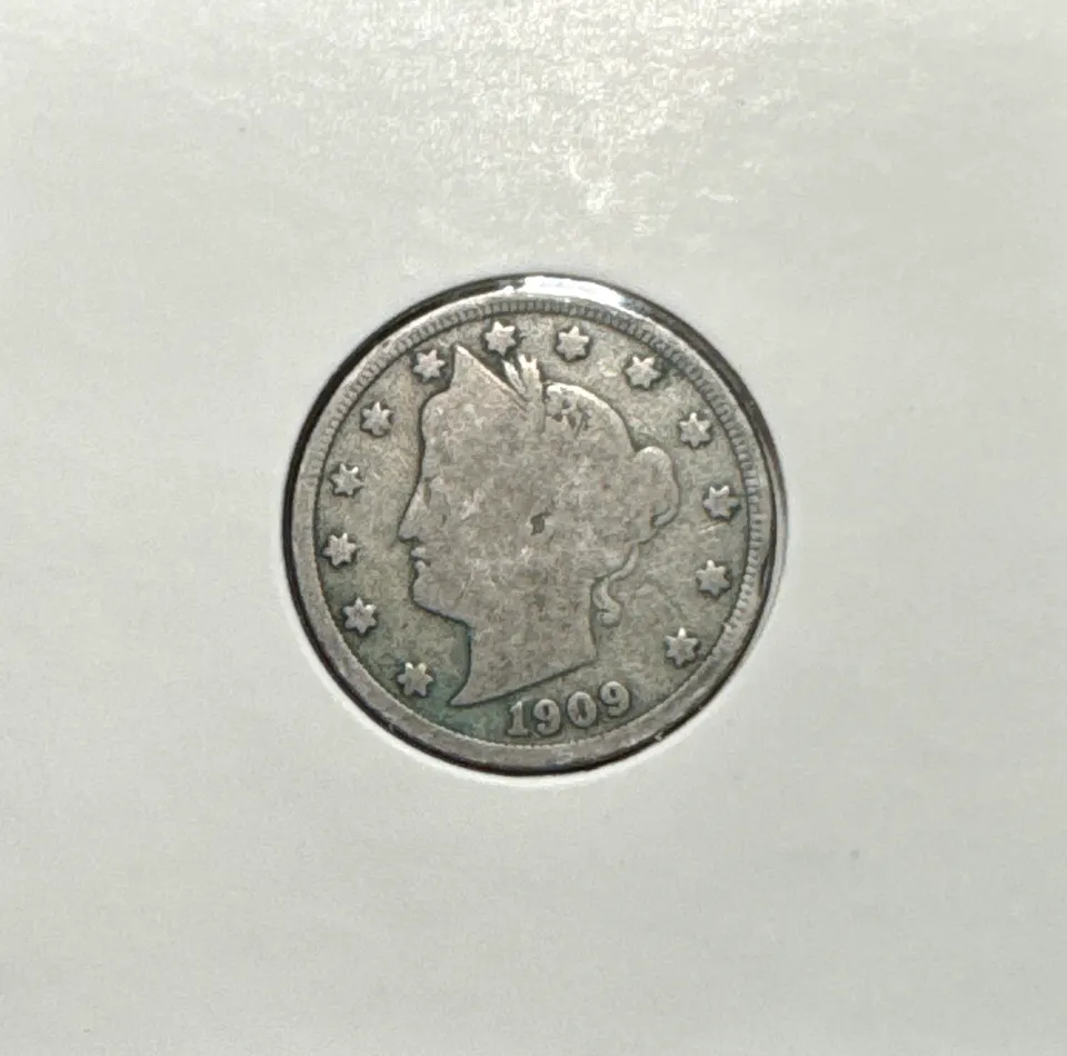1909-P Liberty V Nickel Ungraded — front