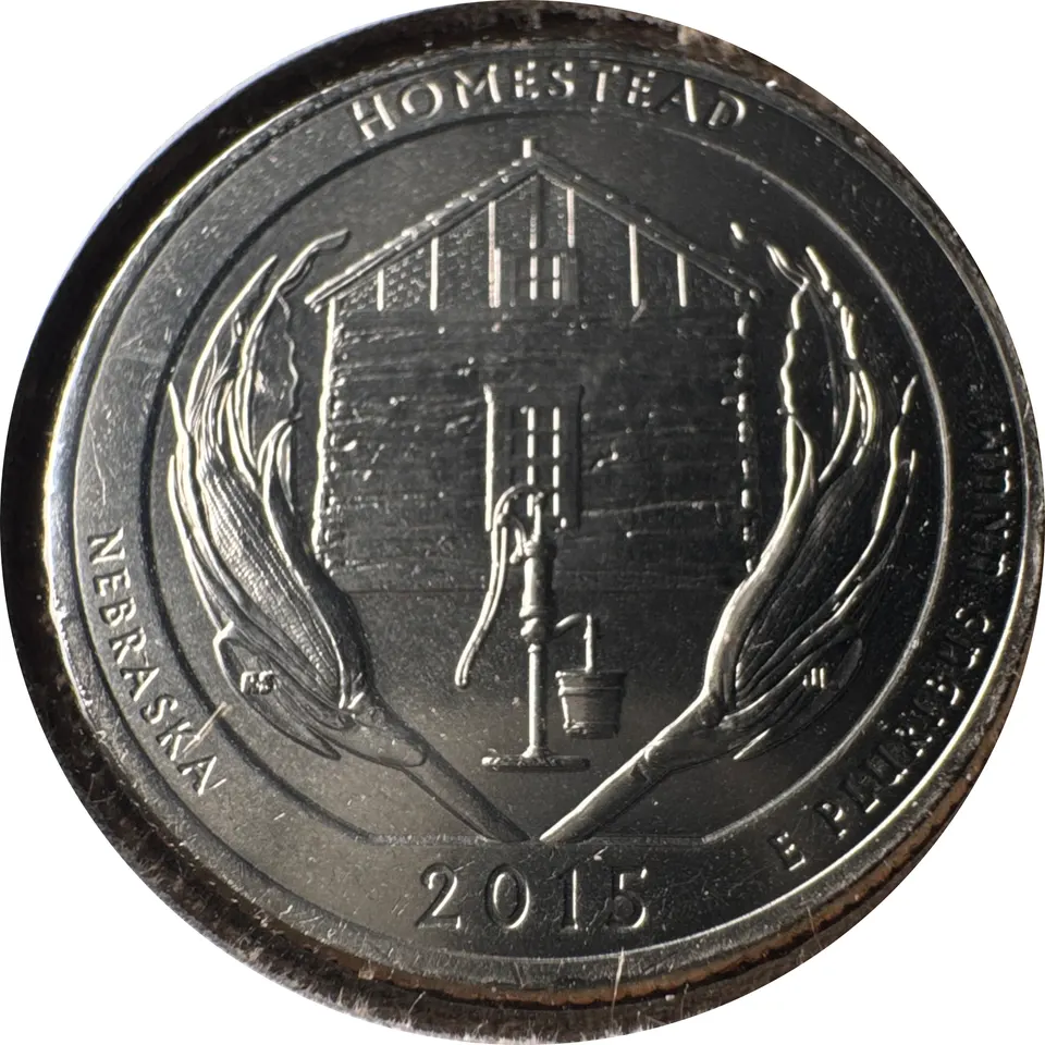 2015-P Washington Quarter Ungraded — back