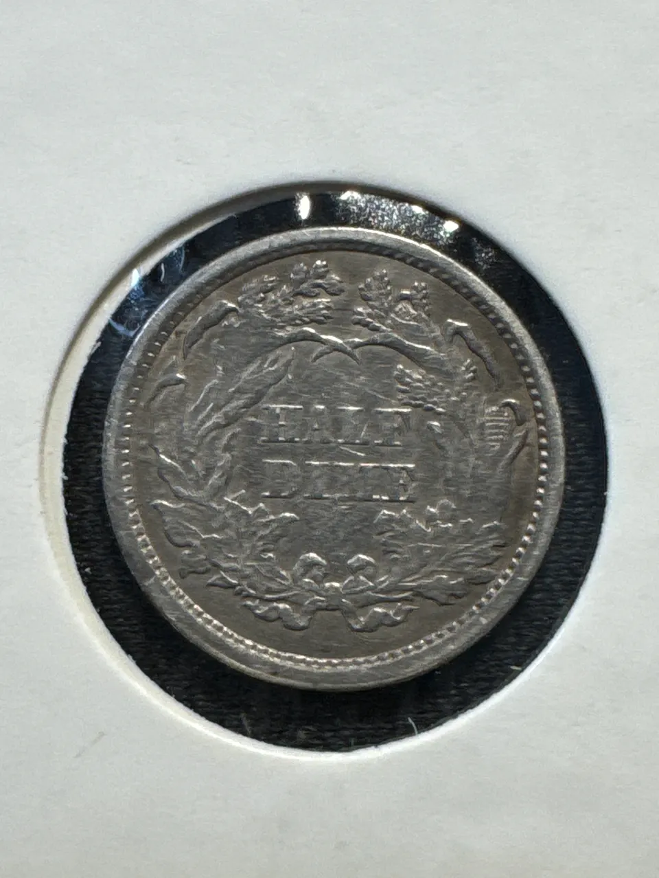 1873-P Liberty Seated Dime Ungraded — back