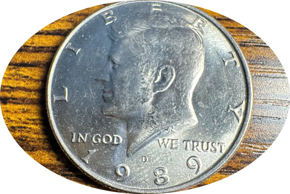 1989-D Kennedy Half Dollar Ungraded — front