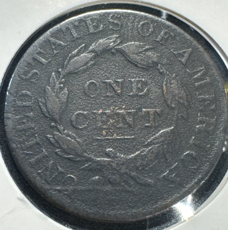1831-P Coronet Head Large Cent Ungraded — back