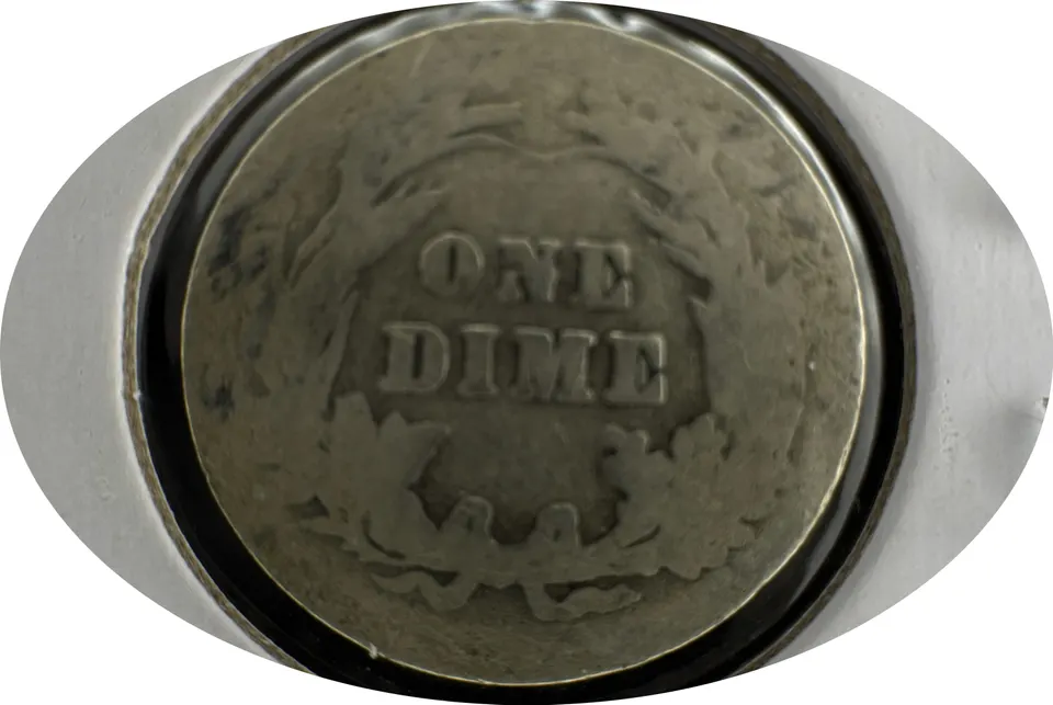 1903-P Barber Dime Ungraded — back