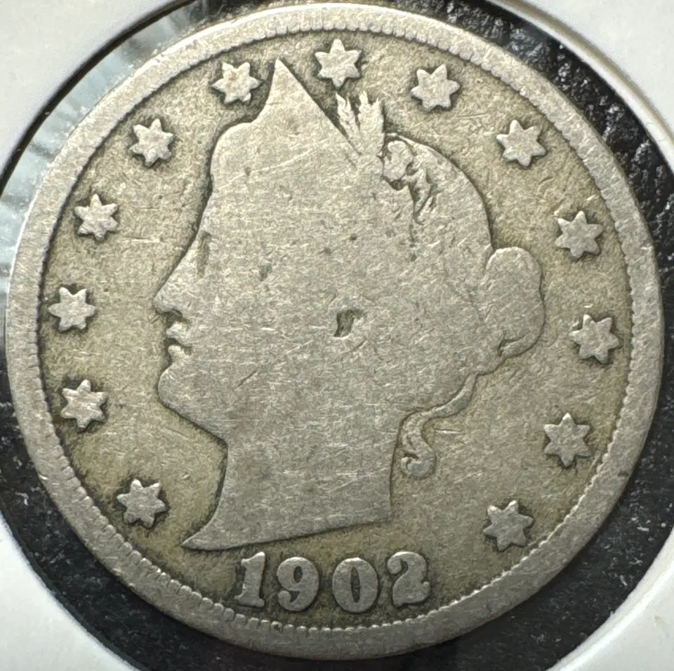 1902-P Liberty V Nickel Ungraded — front