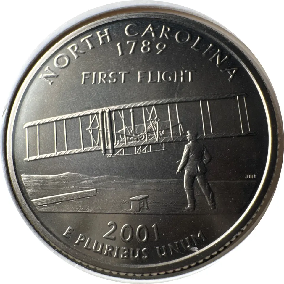 2001-S Washington Quarter Ungraded — back