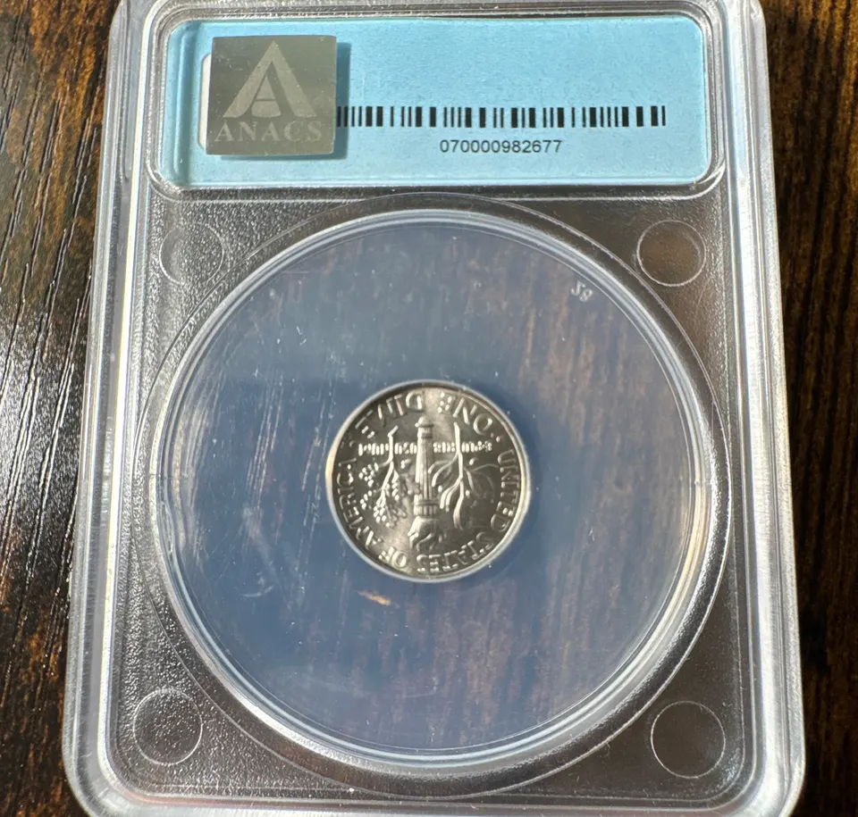 2010-P Roosevelt Dime SP69 — back