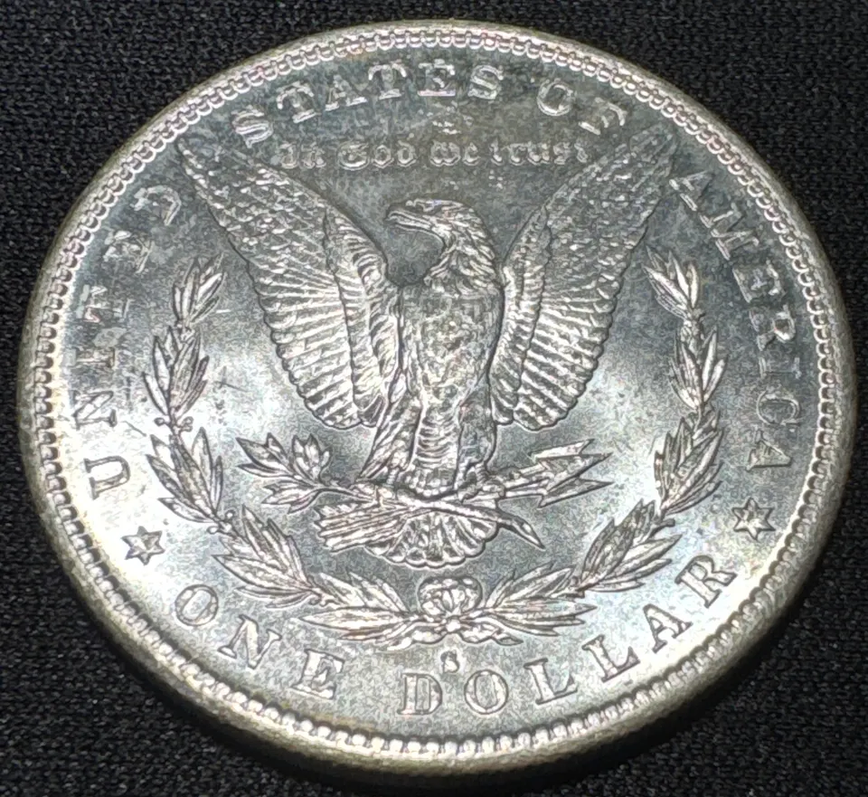 1882-S Morgan Dollar Ungraded — back