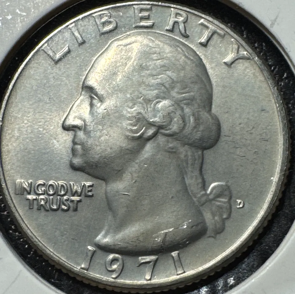 1971-D Washington Quarter Ungraded — front