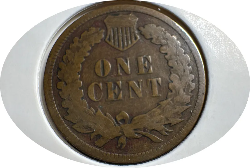 1907-P Indian Head Cent Ungraded — back