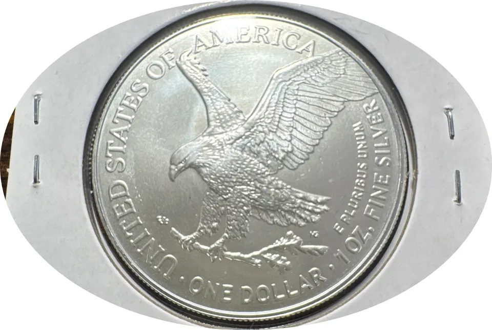 2025-P American Silver Eagle Ungraded — back